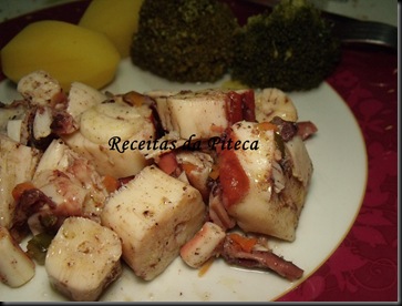 Salada de tentáculos de pota Salada de tentáculos de pota