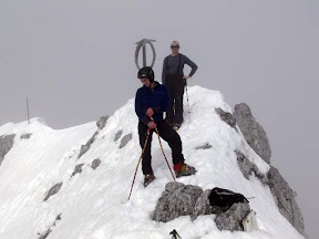 Sanda i Slavek na vrhu Vrtace (2181m)