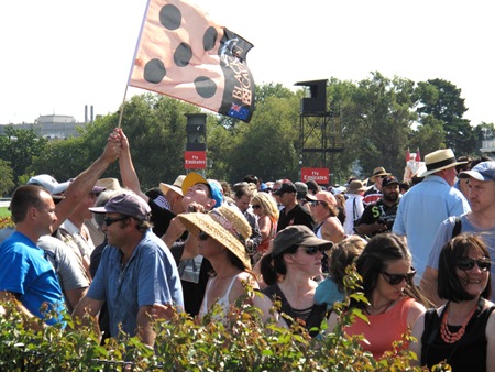 crowd scene