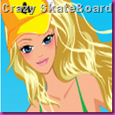 Crazy SkateBoard Girl