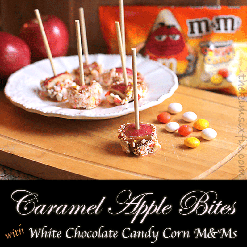 Candy Corn M&M's Caramel Apple Bites The Kim Six Fix