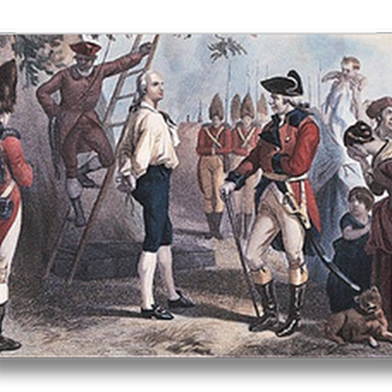 Nathan Hale Famous Quote Quote/Counterquote: “I Only Regret That I Have But One Life To Lose For My  Country.”