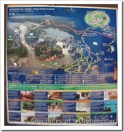 Map of the falls