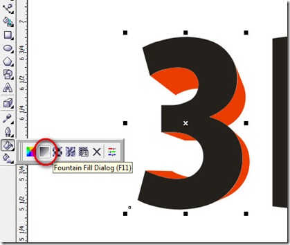 3D Text Corel Draw