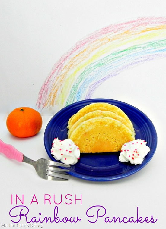 In a Rush Rainbow Pancakes