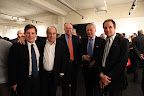 Luis Sessa, Ministro Hernan Lombardi, Patrick O'Farrell, Alejandro Cordero y Aldo Sessa durante la apertura de Pinta en NY Gentileza: PabloCorradi