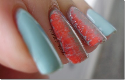 Essence that's what i mint   fan brush nail art.JPG 2