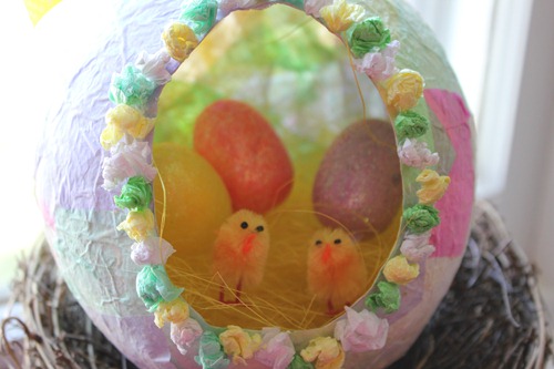 DIY easter diorama