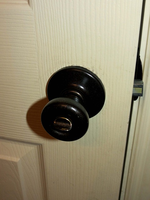 rustoleum oil rubbed bronze spray paint powder bath door knob lock style with cents