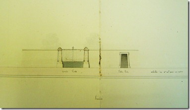 Projet de portail pour le nouveau cimetière en 1841 Projet de portail pour le nouveau cimetière en 1841