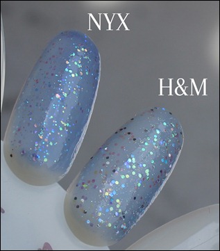H&M Nagellack Dupe NYX Turks and Caicos Blue Bliss 2 H&M Nagellack Dupe NYX Turks and Caicos Blue Bliss 2