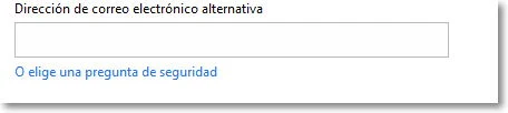 direccion de correo alternativa en Oulook direccion de correo alternativa en Oulook
