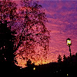 Sunset over the Quad