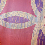Ekskluzywna tkanina trudnopalna. Na zasłony, poduszki, narzuty, dekoracje. Fioletowa.