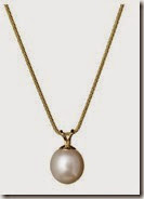 Jersey Pearl 9ct Gold Pearl Pendant