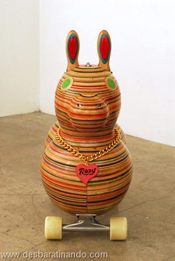 arte esculturas com skate reciclado desbaratinando (37) arte esculturas com skate reciclado desbaratinando (37)