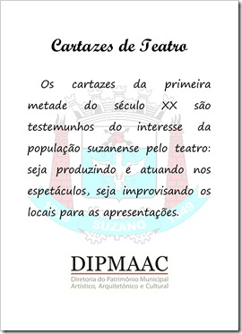 Cartazes de Teatro