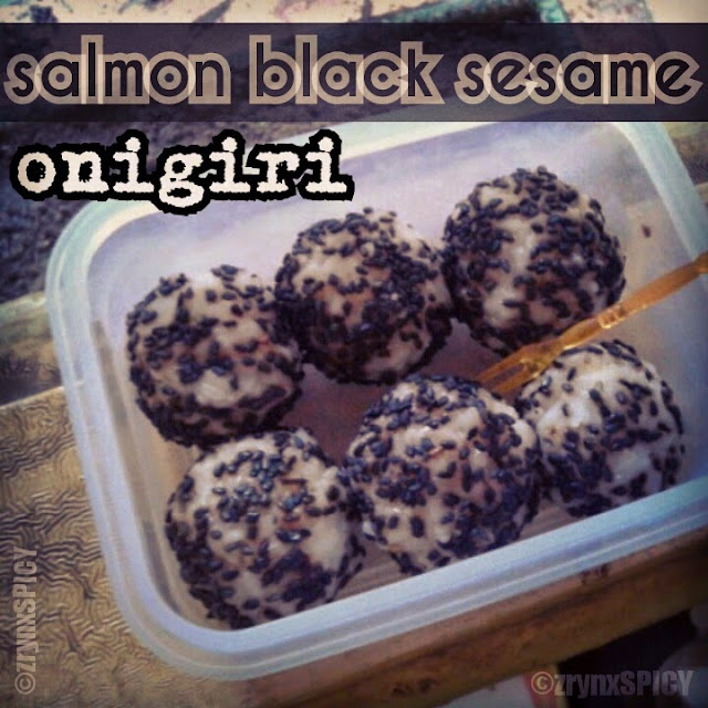 Salmon Black Sesame Onigiri