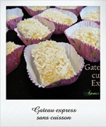 gateau express sans cuisson, gateau algerien