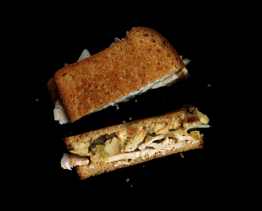 the amazing result: a grilled turkey and bread stuffing scanwich! this image didn't make it into the issue, but i love it. the amazing result: a grilled turkey and bread stuffing scanwich! this image didn't make it into the issue, but i love it.