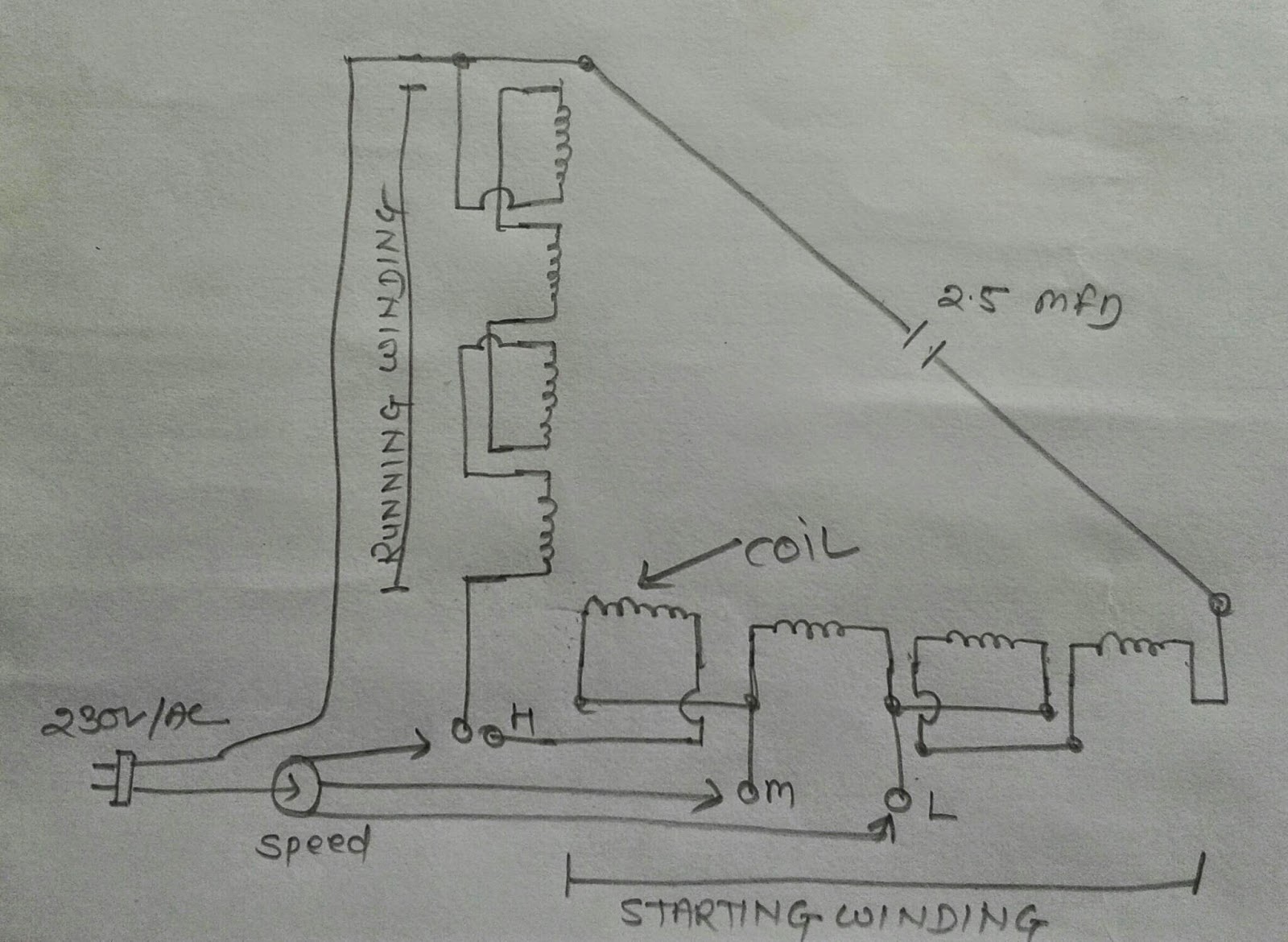 Coil Wire Diagram Ceiling Fan Wiring Schematic Diagram 7