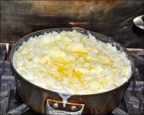 onions in butter