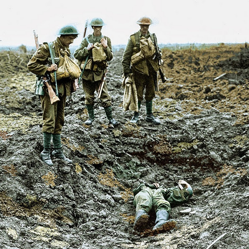30 fotografias em cores da Primeira Guerra Mundial