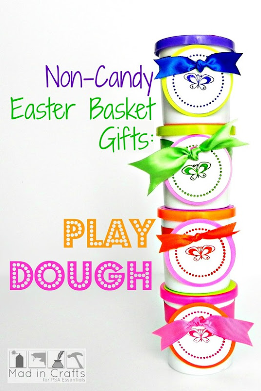 Non-Cany Easter Basket Gifts Play Dough for PSA