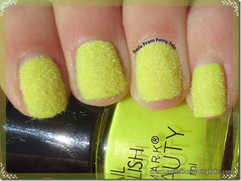 neon yellow flocking powder