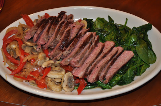 Savory steak dinner; photo by Samantha Kuvin Savory steak dinner; photo by Samantha Kuvin