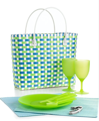 A set like this will brighten even the cloudiest picnic day. (Martha Stewart Living Collection, macys.com) A set like this will brighten even the cloudiest picnic day. (Martha Stewart Living Collection, macys.com)
