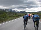 Gruppe auf Hochebene