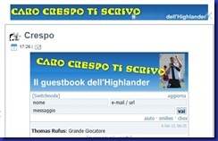 caro crespo ti scrivo