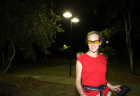Bronwen after climbing at Kangaroo Point