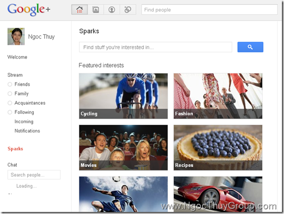 Google Plus - Sparks