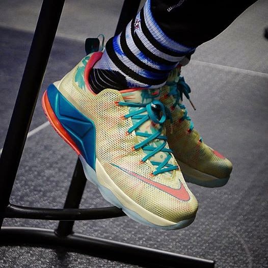 King James Unveils LeBron 12 Low LeBronold Palmer PE in Practice