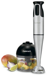 Cuisinart's SmartStick Hand Blender (www.cuisinart.com) is perfect for small jobs and can be used in a bowl, pitcher or pot. Cuisinart's SmartStick Hand Blender (www.cuisinart.com) is perfect for small jobs and can be used in a bowl, pitcher or pot.