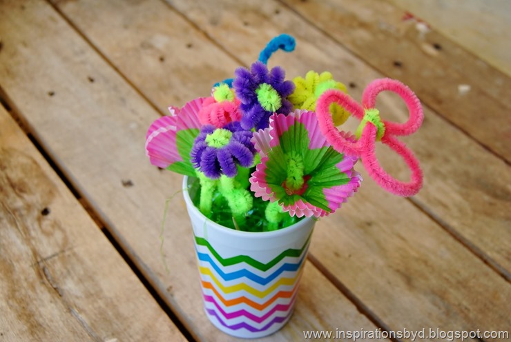 pipe cleaner flowers