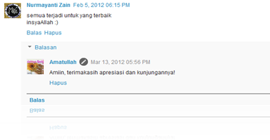 Treaded Comment Treaded Comment