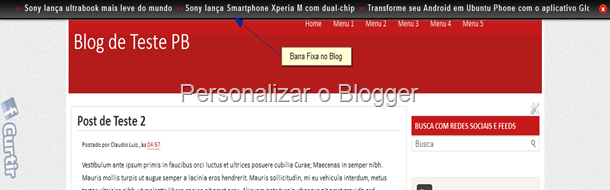 barra fixa no blog