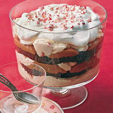 Triple-Chocolate Peppermint Trifle