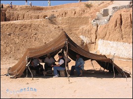 tenda no deserto