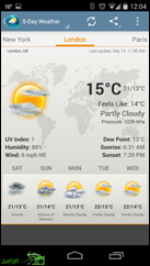 ويدجت رائع للطقس والساعة للأندرويد Weather & Clock Widget Android - 6