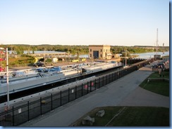 7989 St. Catharines - Welland Canals Centre at Lock 3 - Viewing Platform - Tug SPARTAN with barge SPARTAN II (a 407′ long tank barge) upbound 7989 St. Catharines - Welland Canals Centre at Lock 3 - Viewing Platform - Tug SPARTAN with barge SPARTAN II (a 407′ long tank barge) upbound