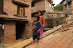 Nepali children in Bhaktapur