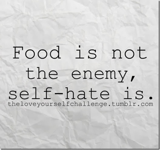 food is not the enemy