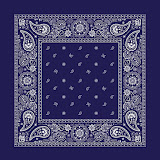 100% COTTON BANDANA
COLOR: NAVY
SIZE: 22"X22"