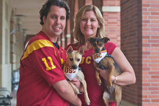 Tara and Kevin adopted these two little ones together because they had become a bonded pair while in boarding. As you can see this family is as intense about their commitment to USC as they are to animal welfare! Tara and Kevin adopted these two little ones together because they had become a bonded pair while in boarding. As you can see this family is as intense about their commitment to USC as they are to animal welfare!