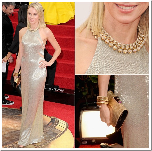 Naomi Watts was the best dressed at Golden Globes