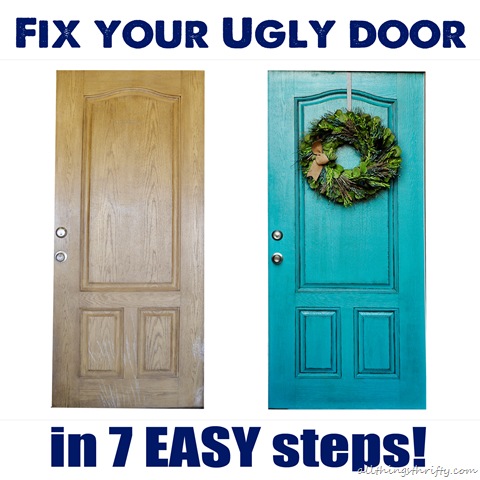 How To Paint Front Door how to paint your {ugly} front door | all things thrifty How To Paint Front Door how to paint your {ugly} front door | all things thrifty